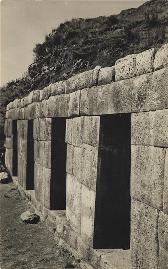 MARTIN CHAMBI (1891-1973) A collection of 54 photographs depicting the architecture of Cuzco, Peru, and the remarkable archaeological s